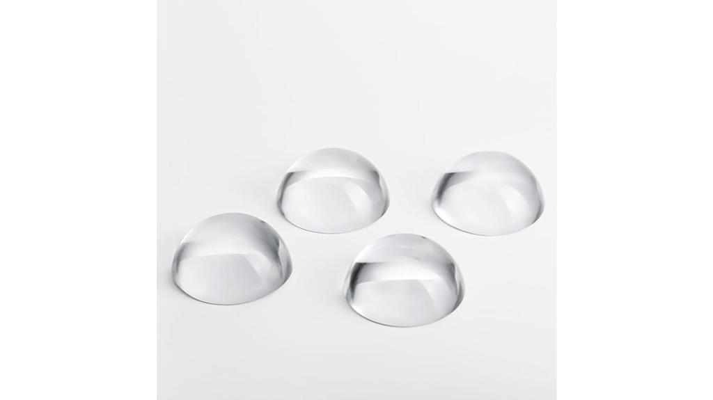 four piece crystal magnifiers