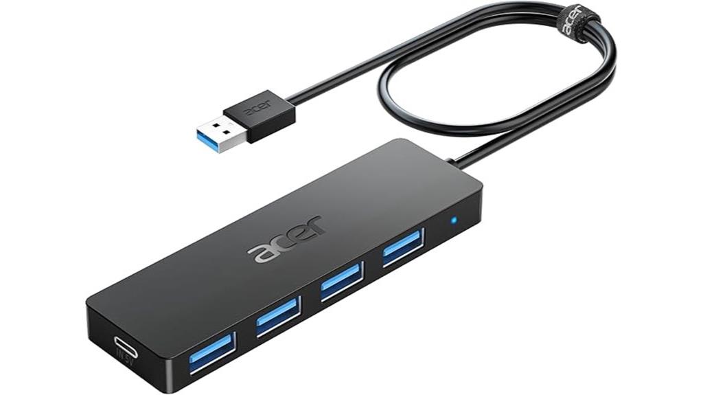 four port acer usb hub