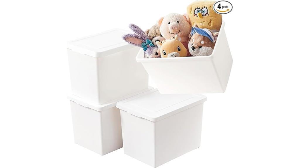 four quart stackable storage