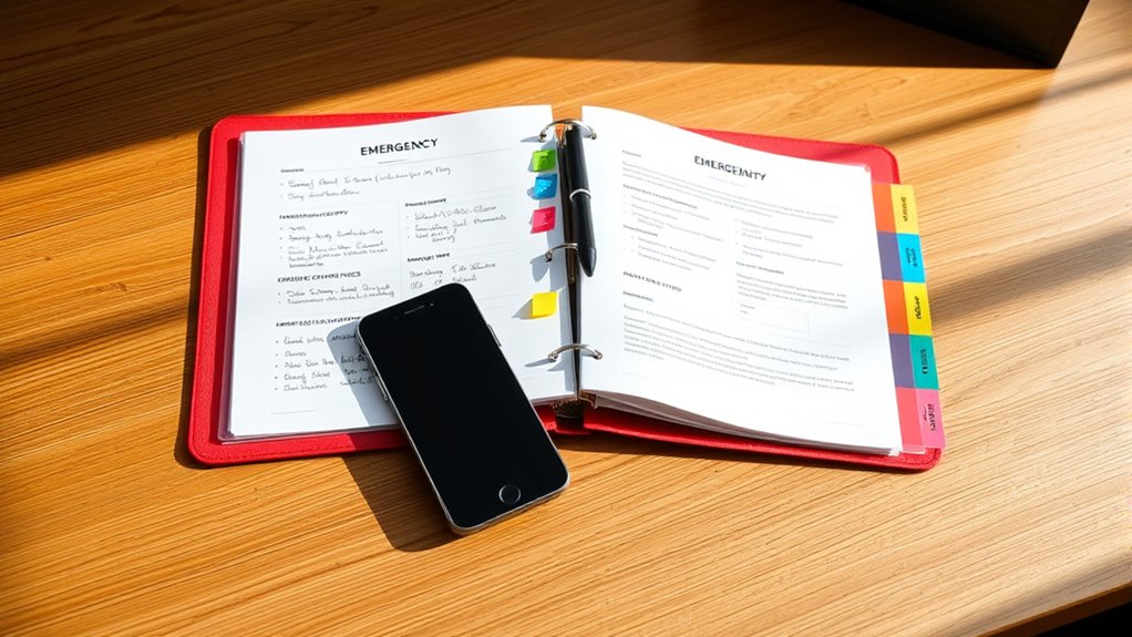 gather and organize emergency information