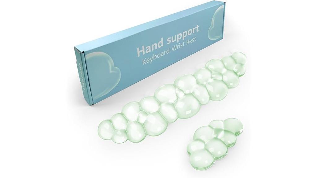 green gel wrist rest