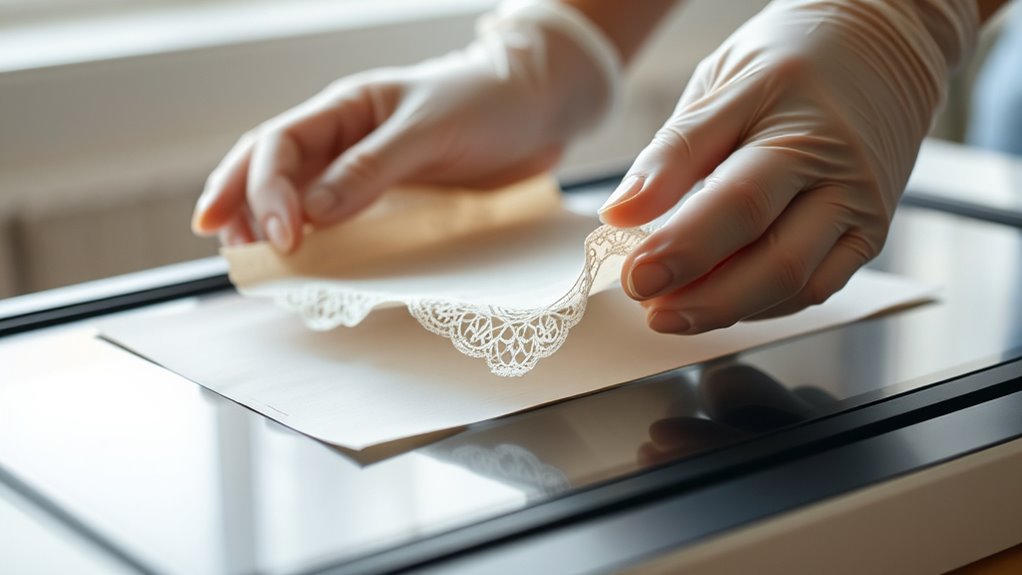 handle fragile documents carefully