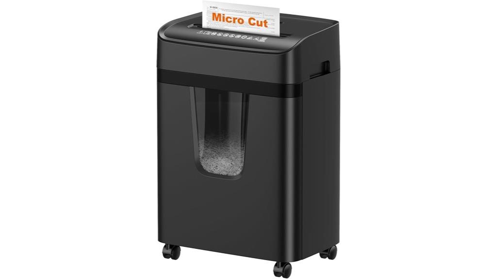 high capacity micro cut shredder