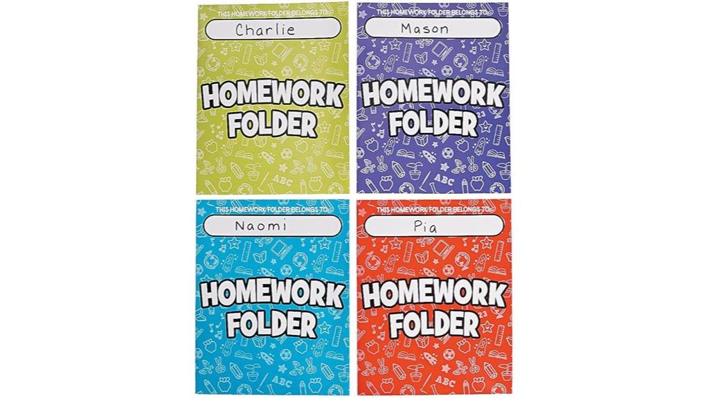 homework folders for kids