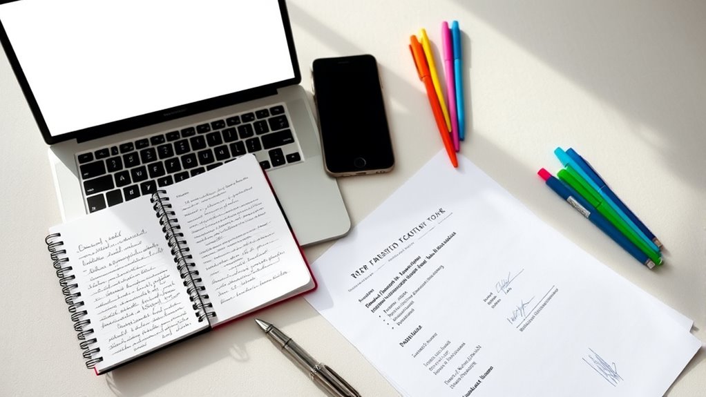 important freelance contract papers