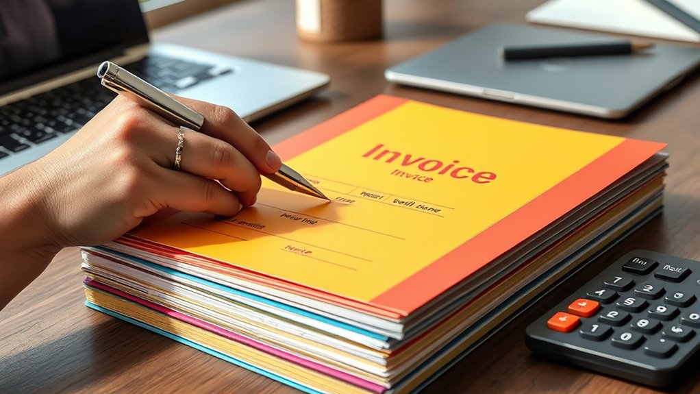 invoice book selection criteria