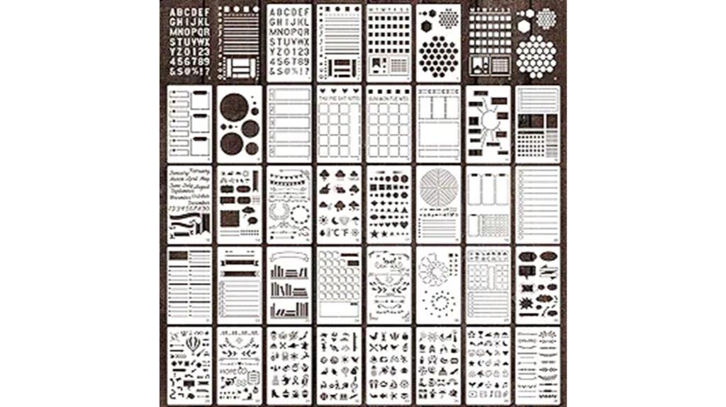 journal stencil set