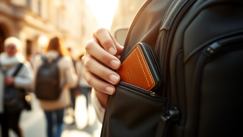 keep documents concealed in public