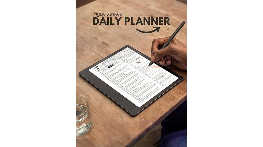 kindle scribe daily planning