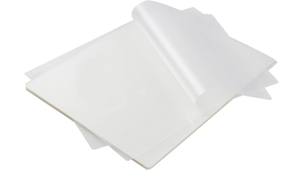 laminating sheets for office