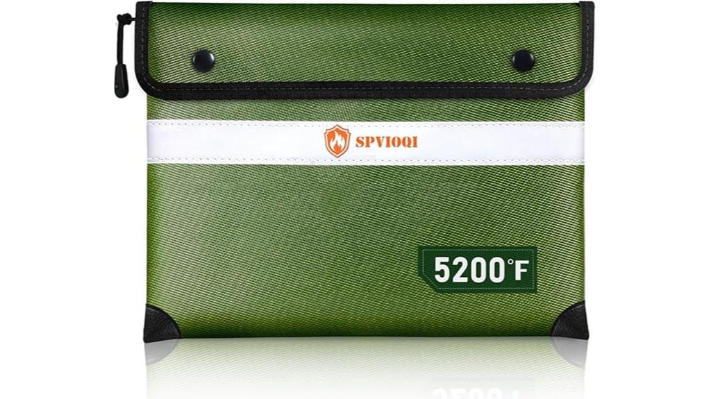 large fireproof document bag