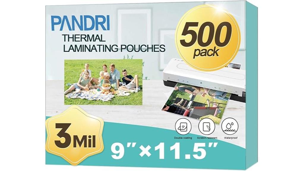 large pack laminating sheets