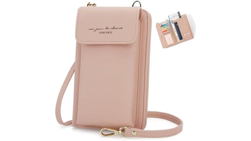 leather passport crossbody bag
