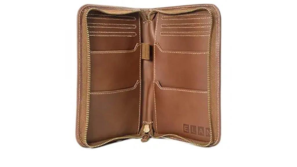 leather travel wallet