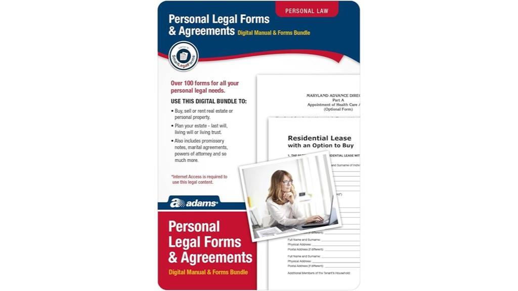 legal forms downloadable product