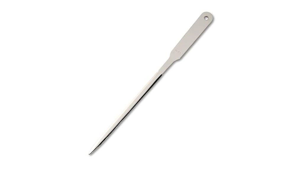 lightweight silver letter opener