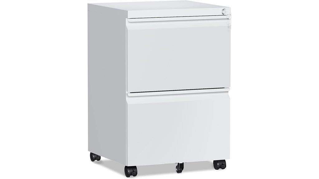 lockable rolling metal cabinet