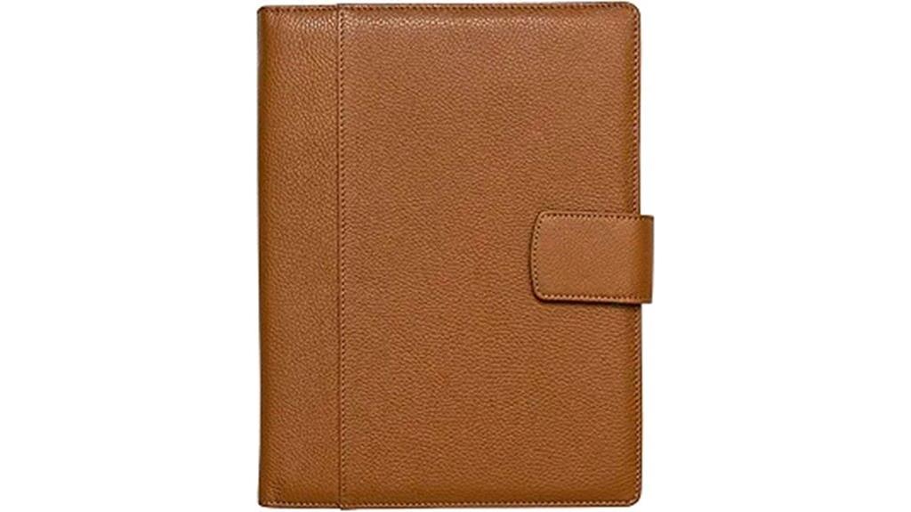 luxury italian leather portfolio