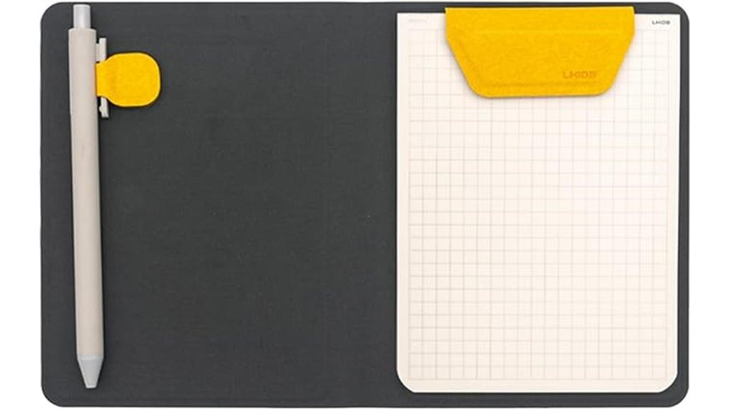 magnetic organizer with clipboard