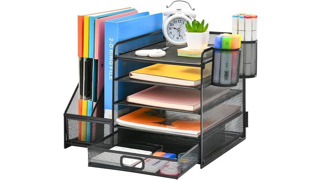 marbrasse organizer with files
