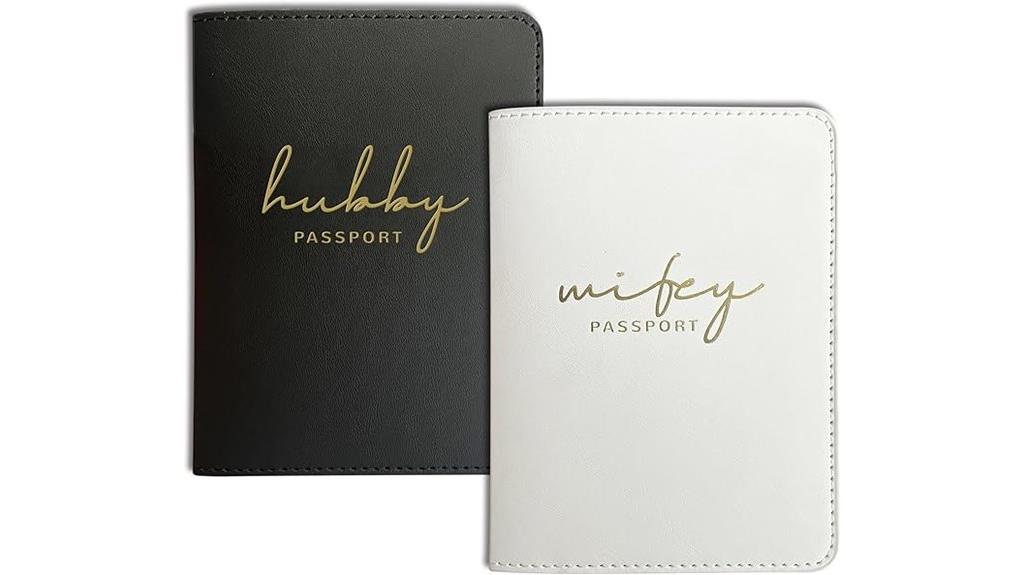 matching bride and groom passports