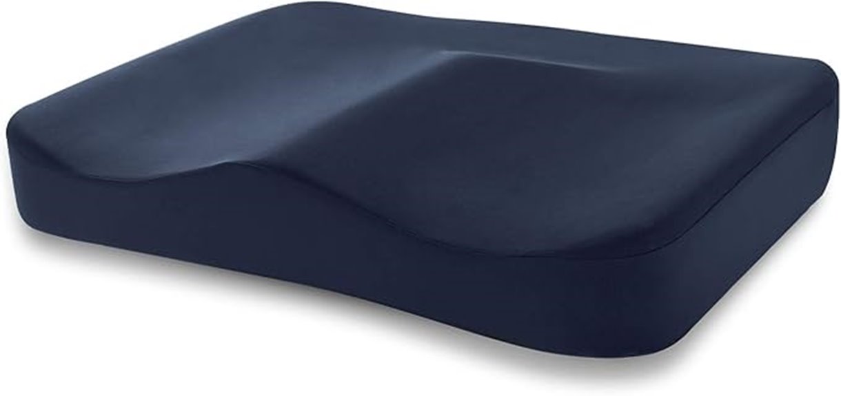 medium navy blue cushion