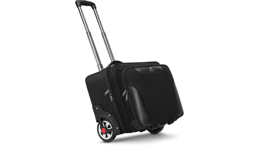 men s rolling business bag