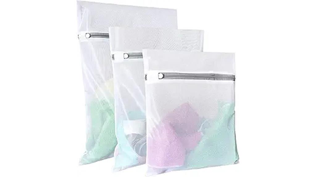 mesh lingerie laundry set