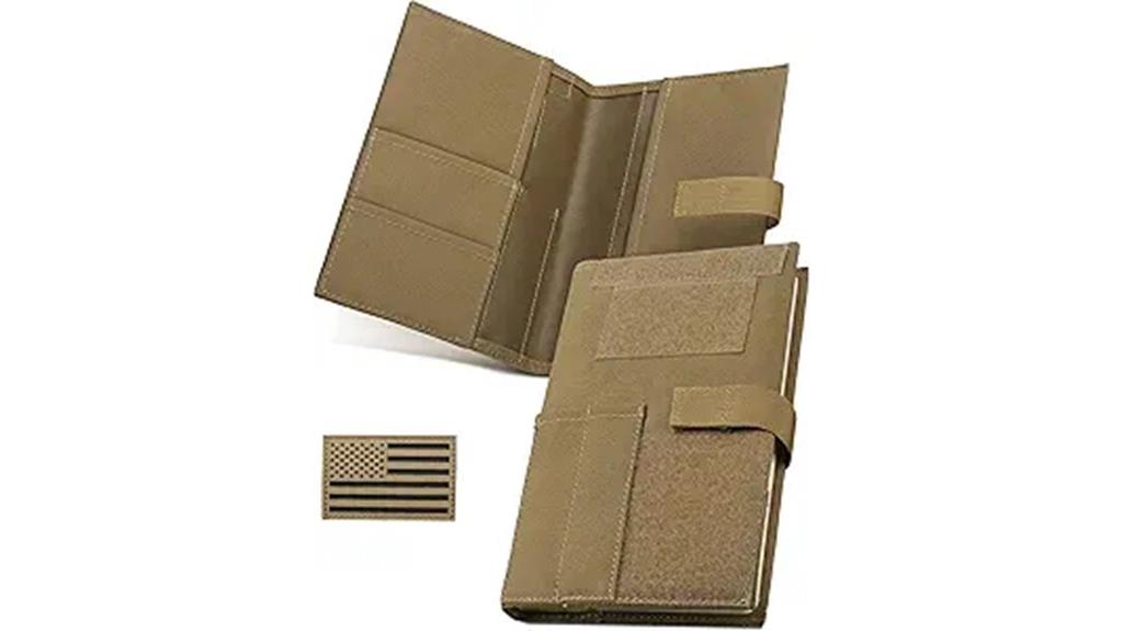 military log book cover