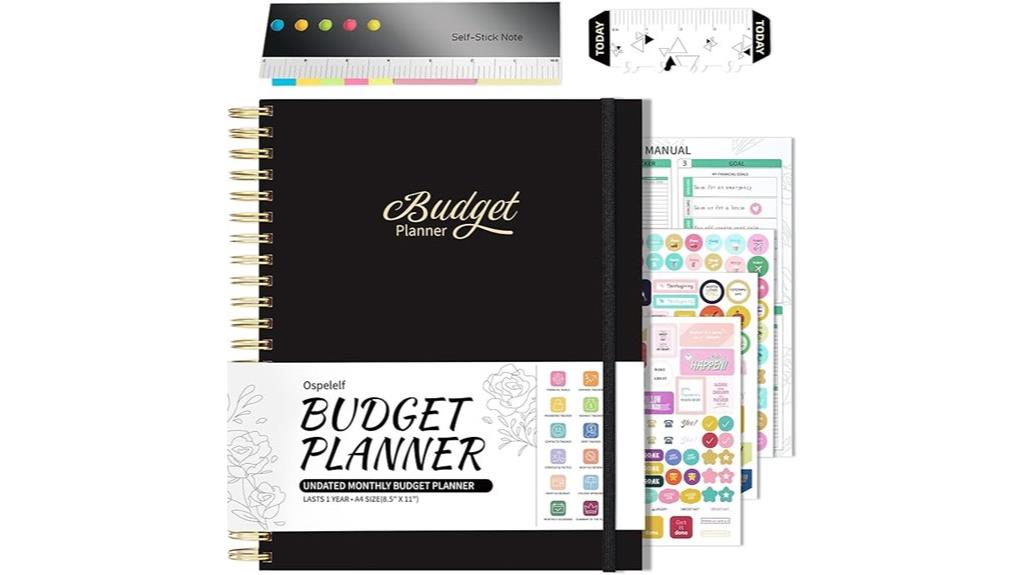 monthly expense tracking notebook