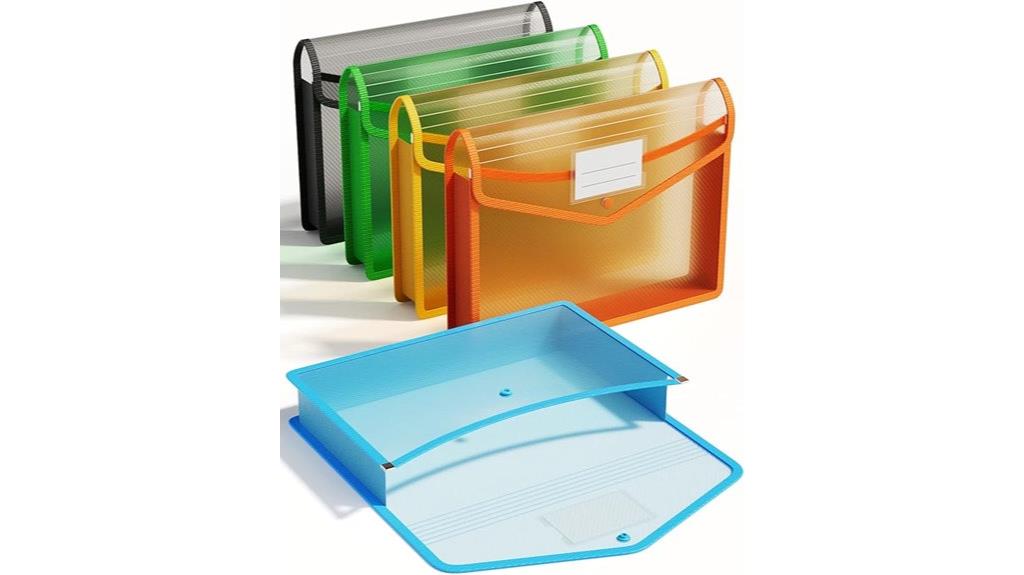 multi pack plastic file folders