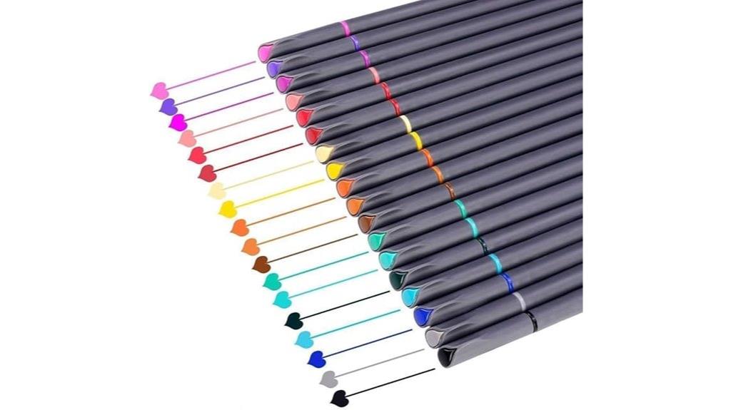 multicolor fine point markers