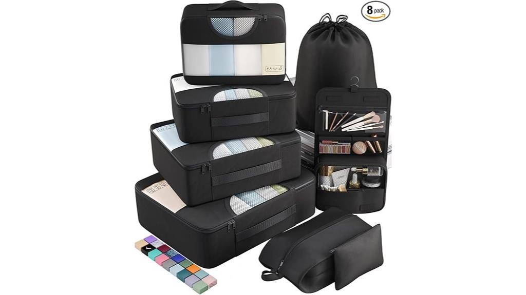 multiple pack travel organizers