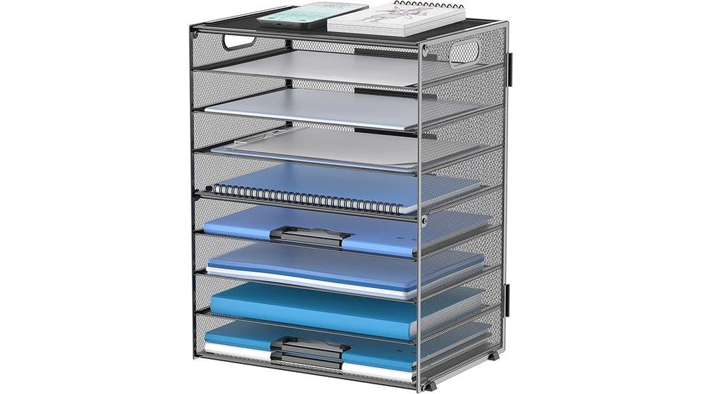 nine tier paper organizer