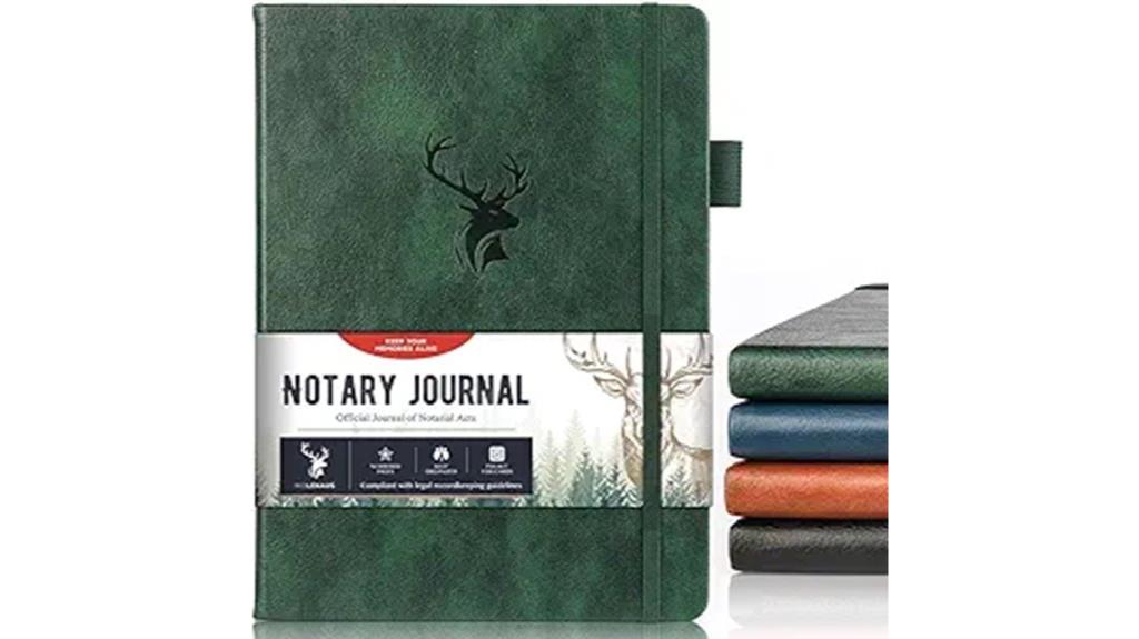 notary journal documentation log