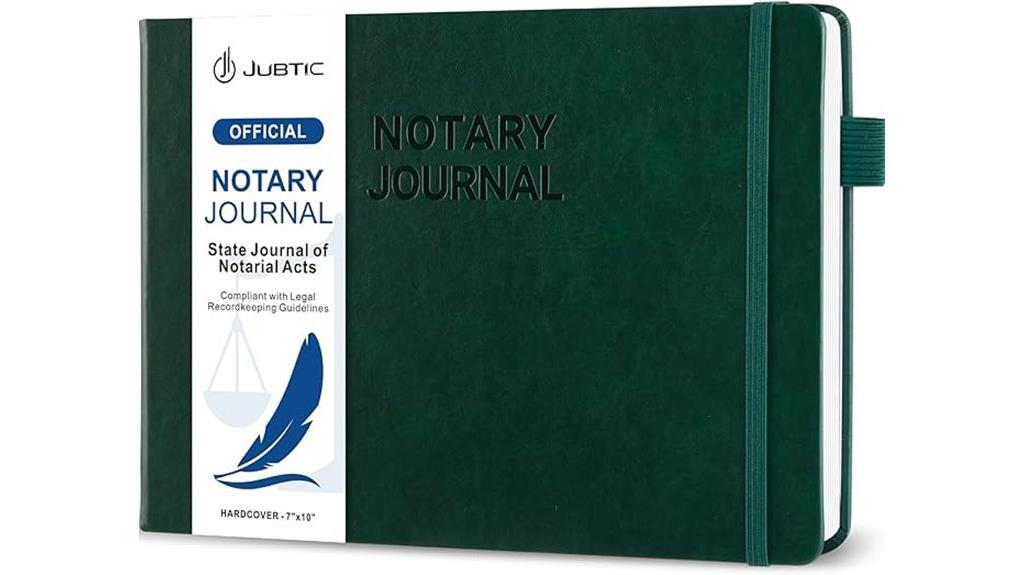 notary journal log book