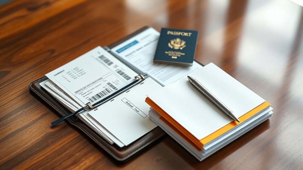 organize and backup travel documents