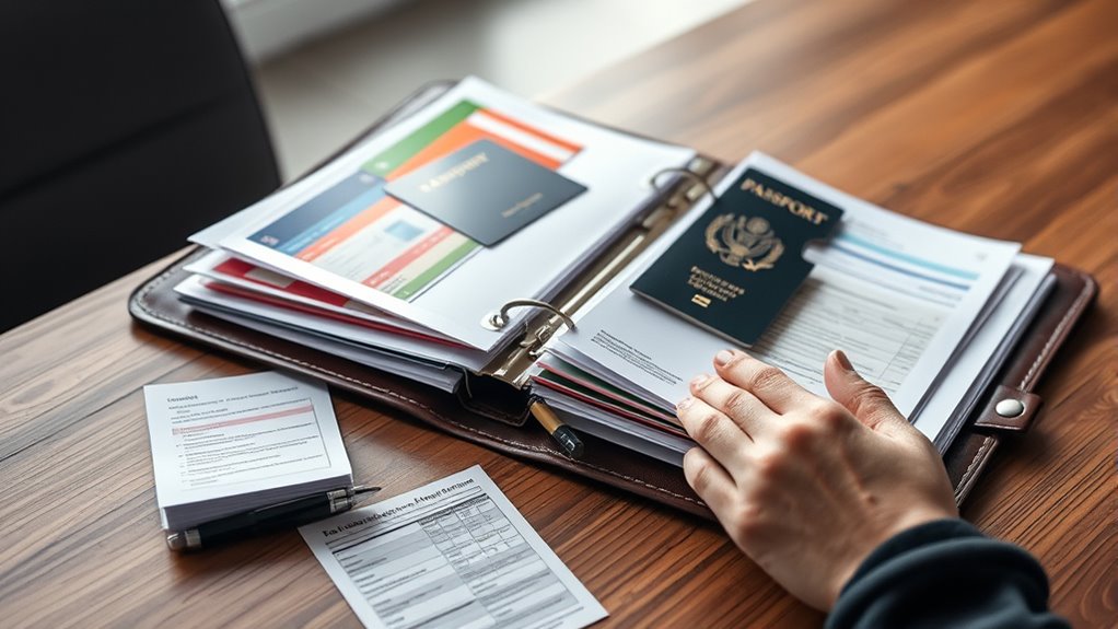 organize critical emergency documents