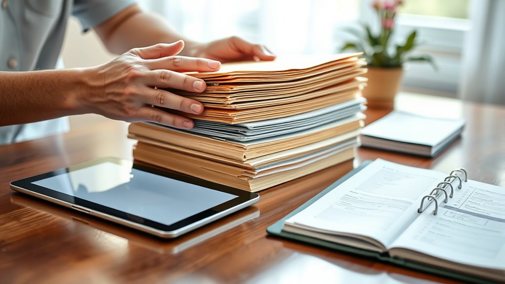organize elder care documents