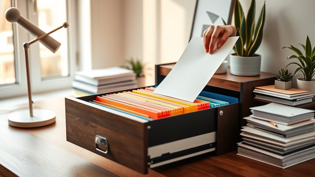 organize home filing system