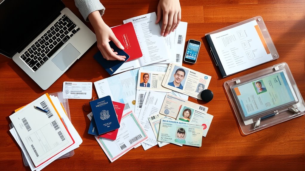organize travel documents efficiently