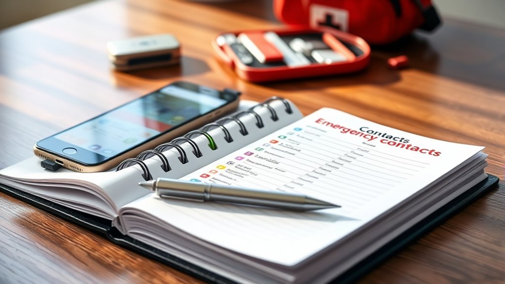 organize update secure contacts