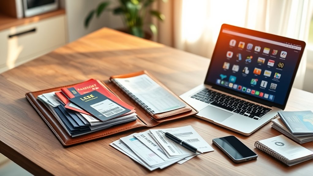 organized digital travel documents