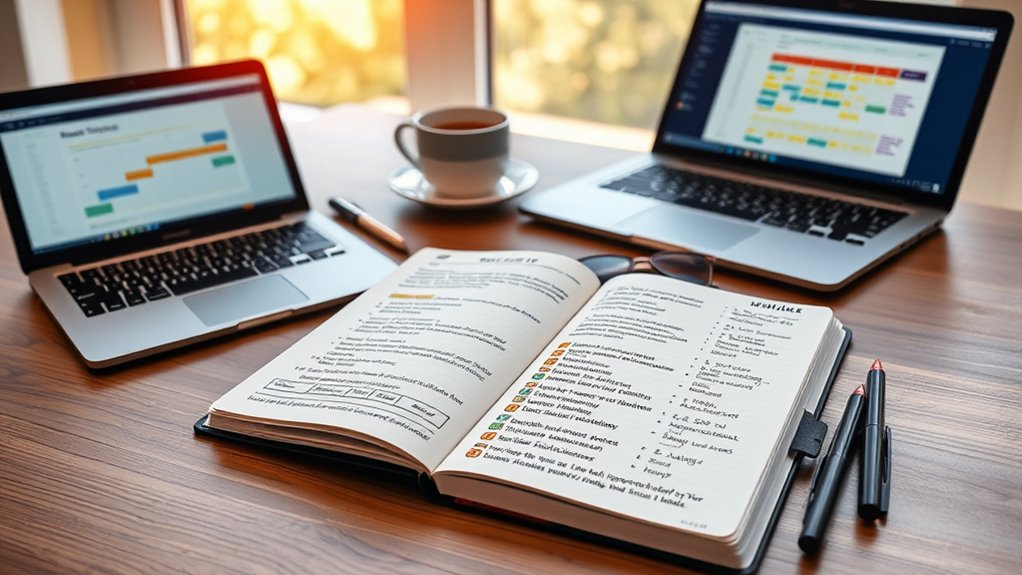 organized study planning tools
