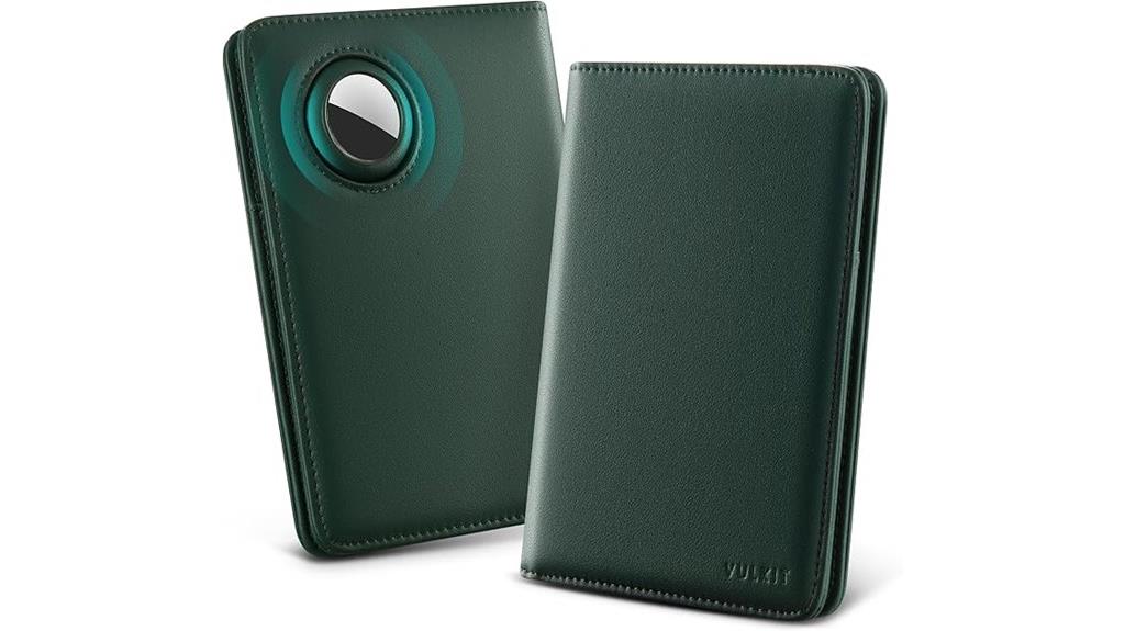 passport holder with airtag slot
