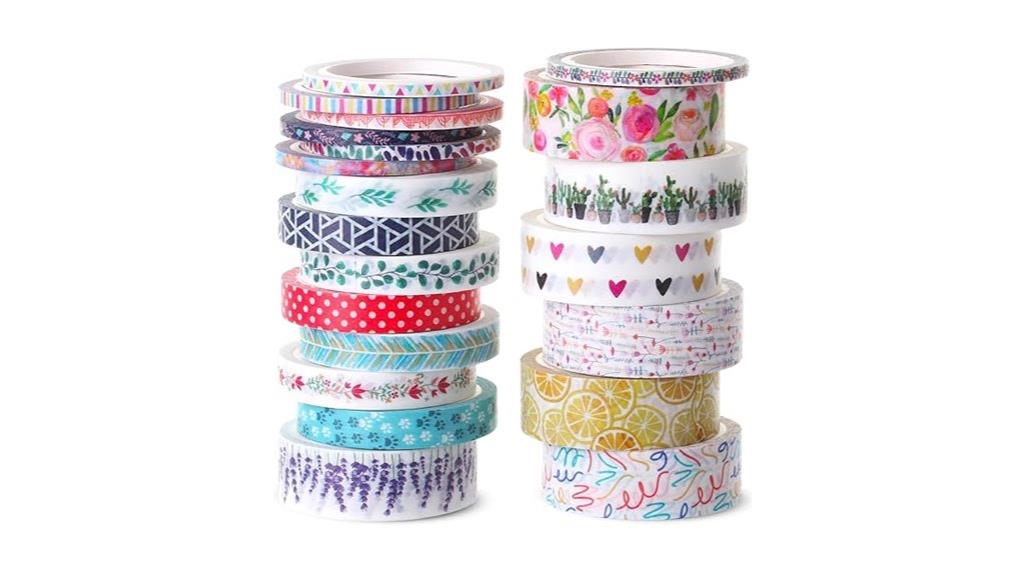 pen washi tape set
