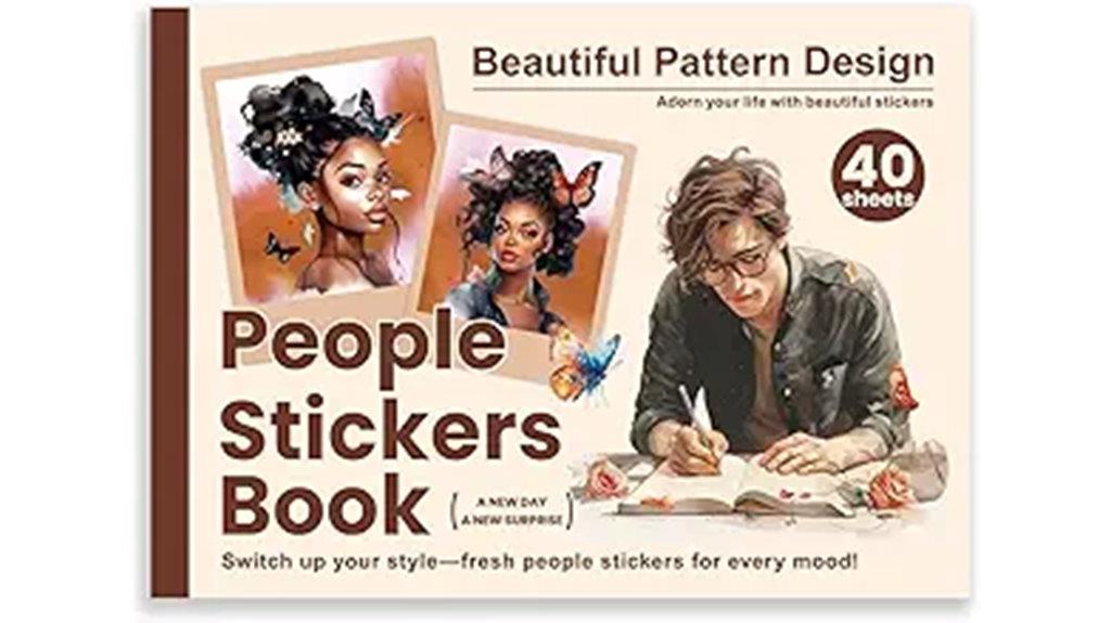 people stickers book