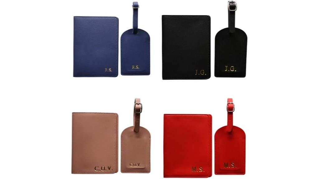 personalized travel accessories set