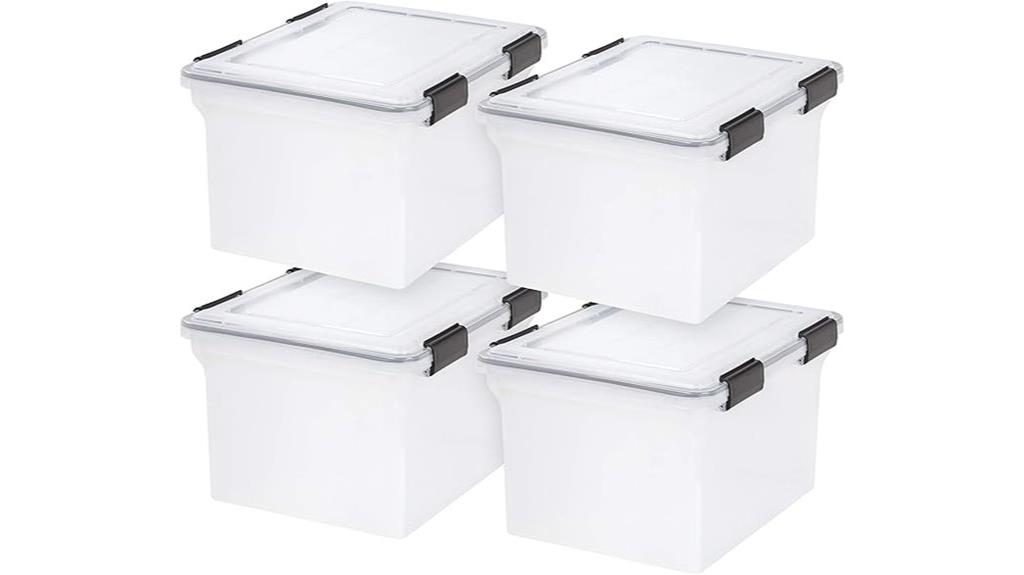 plastic file storage pack