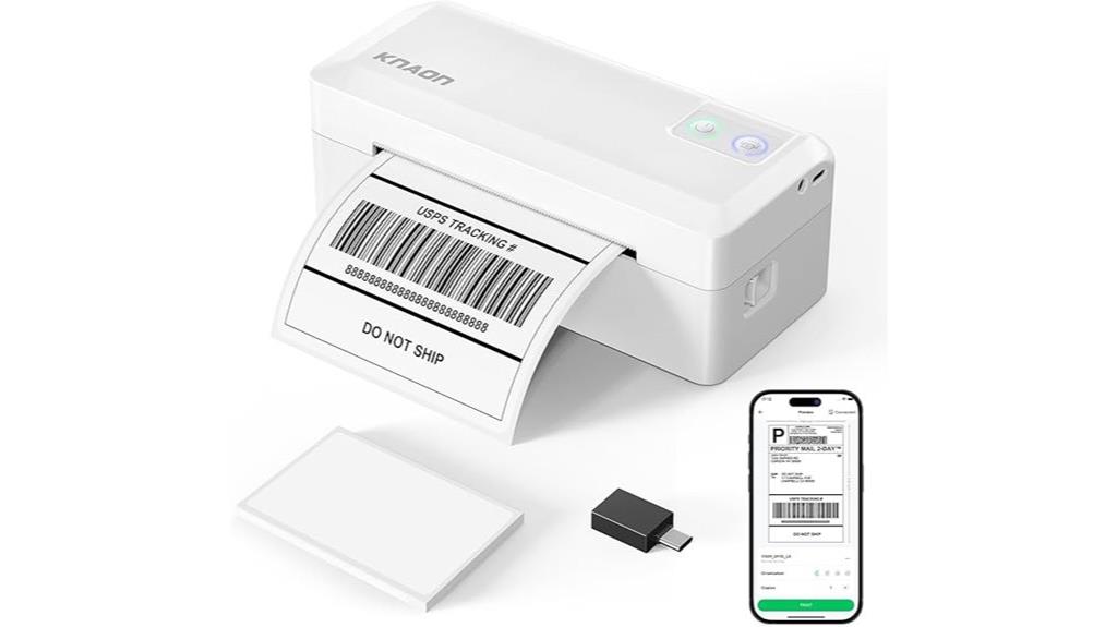 portable bluetooth label printer